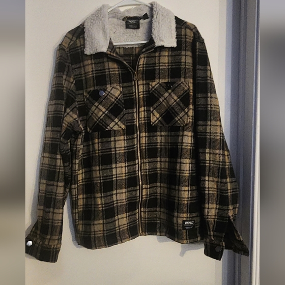 WESC Liam Fleece Shirt Jacket - Picture 1 of 12